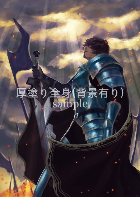 厚塗り風の一枚絵イラストやキャラクター描きます 個人観賞用や小説の挿絵、イメージイラストなど イメージ5