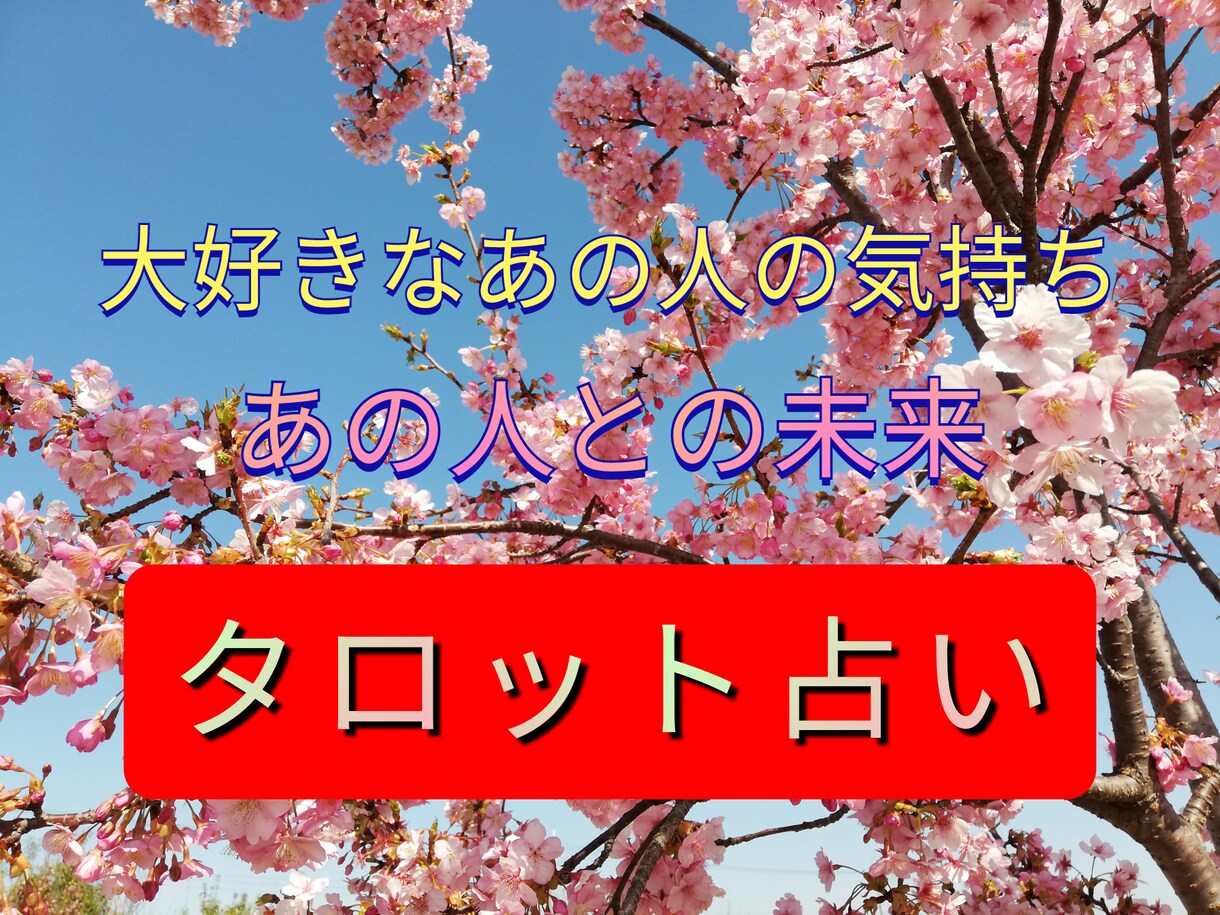 大好きなあの人の気持ち未来をタロットで占います どんな内容でもあなたを信頼しあなたを幸せに導く占いをします イメージ1