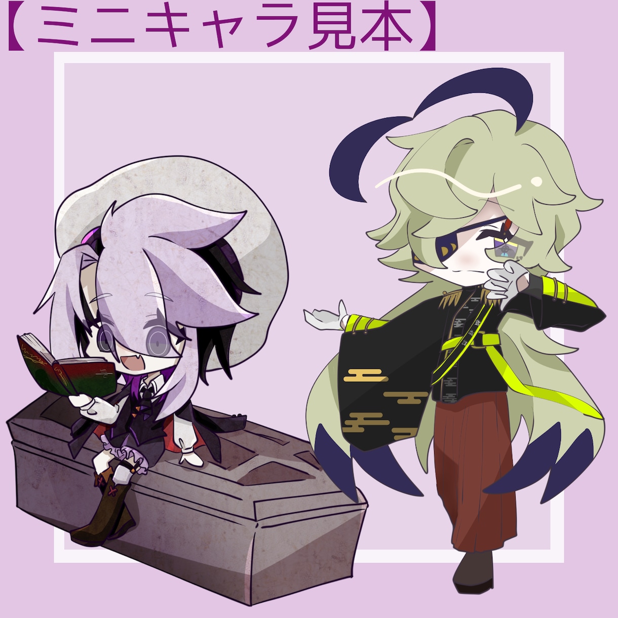 もちっとかわいいイラスト描きます 商用利用可のミニキャラ&立ち絵達！アイコンやグッズにどうぞ！ イメージ4