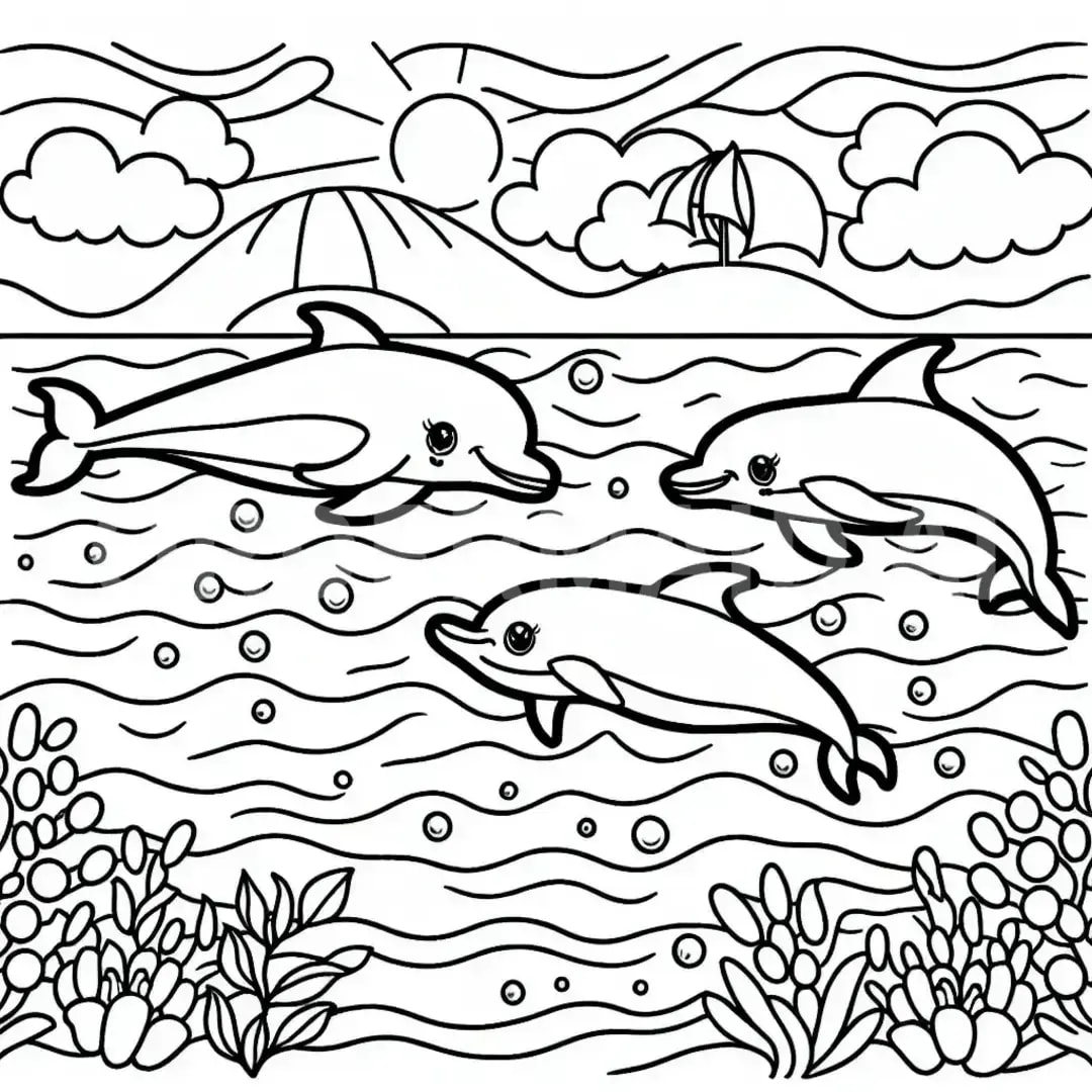 小さいお子さん向け塗り絵イラスト作成します 楽しみながら創造力を育む、シンプルで魅力的な塗り絵セット イメージ2