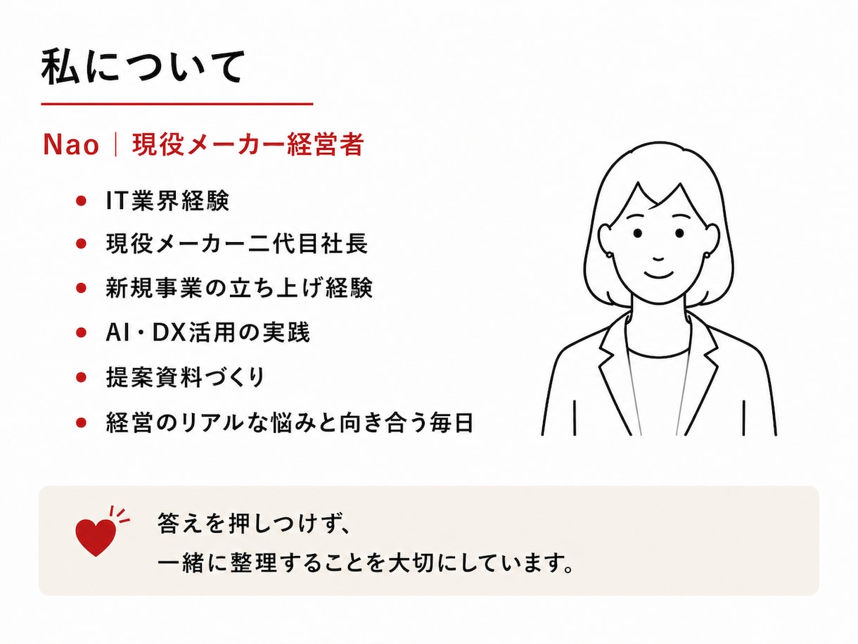 社長の休憩室｜頭の整理をします 社長って、相談する相手がいない イメージ3