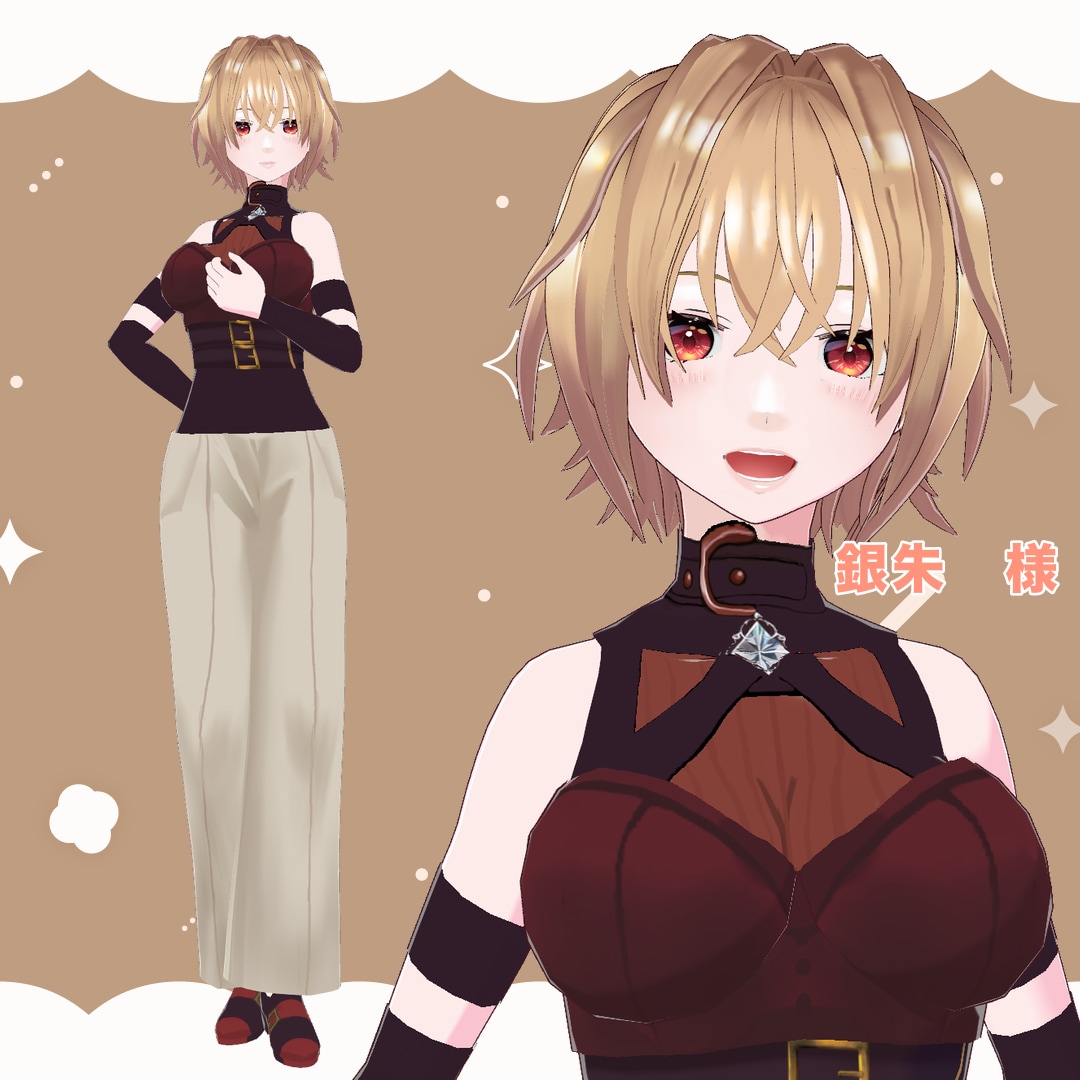 Vtuberさん向け3Dモデルつくります vroidで配信、MMDやVRchatで使えるモデル制作 イメージ5