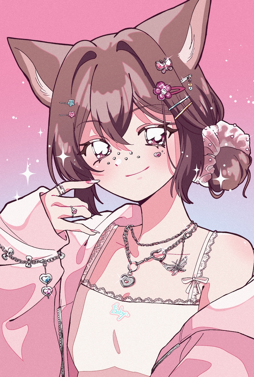 平成レトロポップなイラスト描きます レトロでポップなバストアップを描きます！ イメージ2