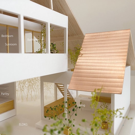 一級建築士が素材感を表現した住宅模型を製作しをます 設計意図や空間の魅力を伝える模型を丁寧に作成します イメージ2