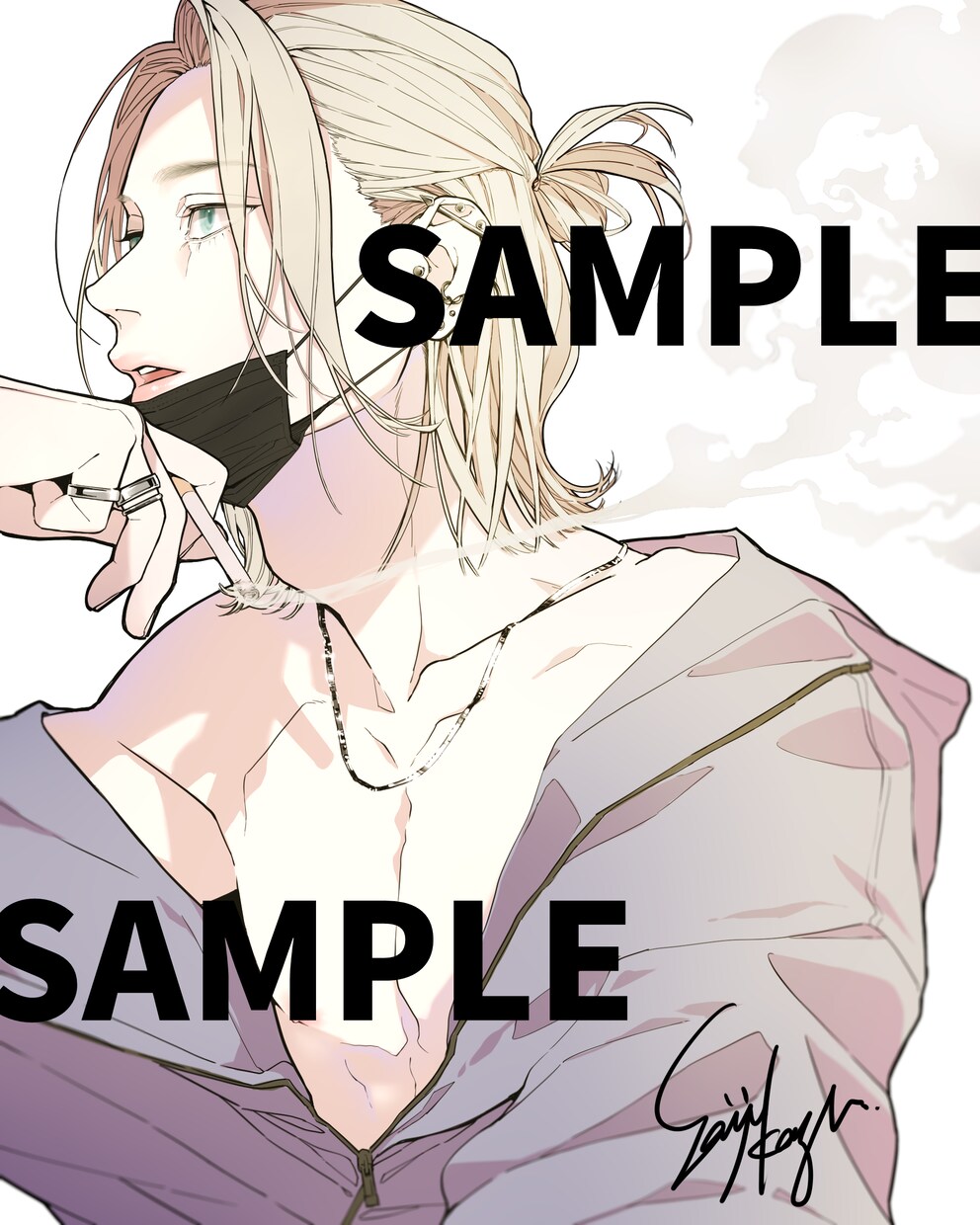 Vtuberなど美麗なキャラデザ制作いたします 綺麗な絵柄が好きな方必見！若い男女から～筋肉・イケオジまで イメージ3
