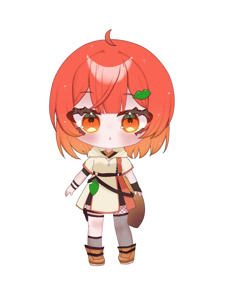最短即日納品！透明感のある可愛いイラスト描きます ミニキャラ、立ち絵、歌ってみたサムネ、アイコン等最短3日納期 イメージ8