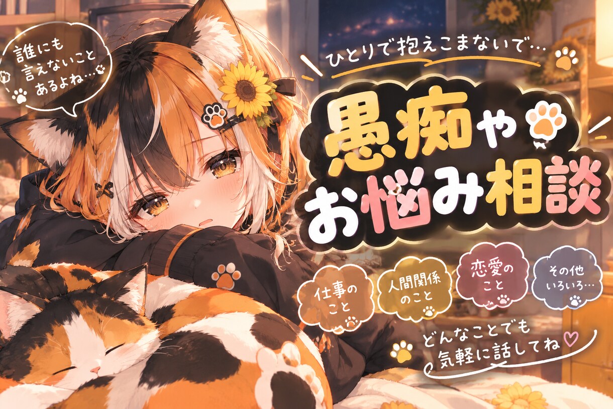 小さな愚痴から大きな愚痴まで何でも聞きます 知ってる人に話しにくい事などお話聞きます イメージ1