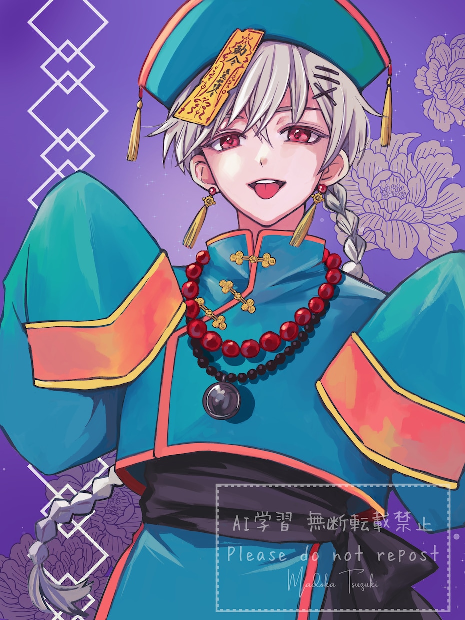 量産企画！キョンシー1枚絵描きます 厚塗りで美麗イラスト描きます！男女両方OK イメージ1