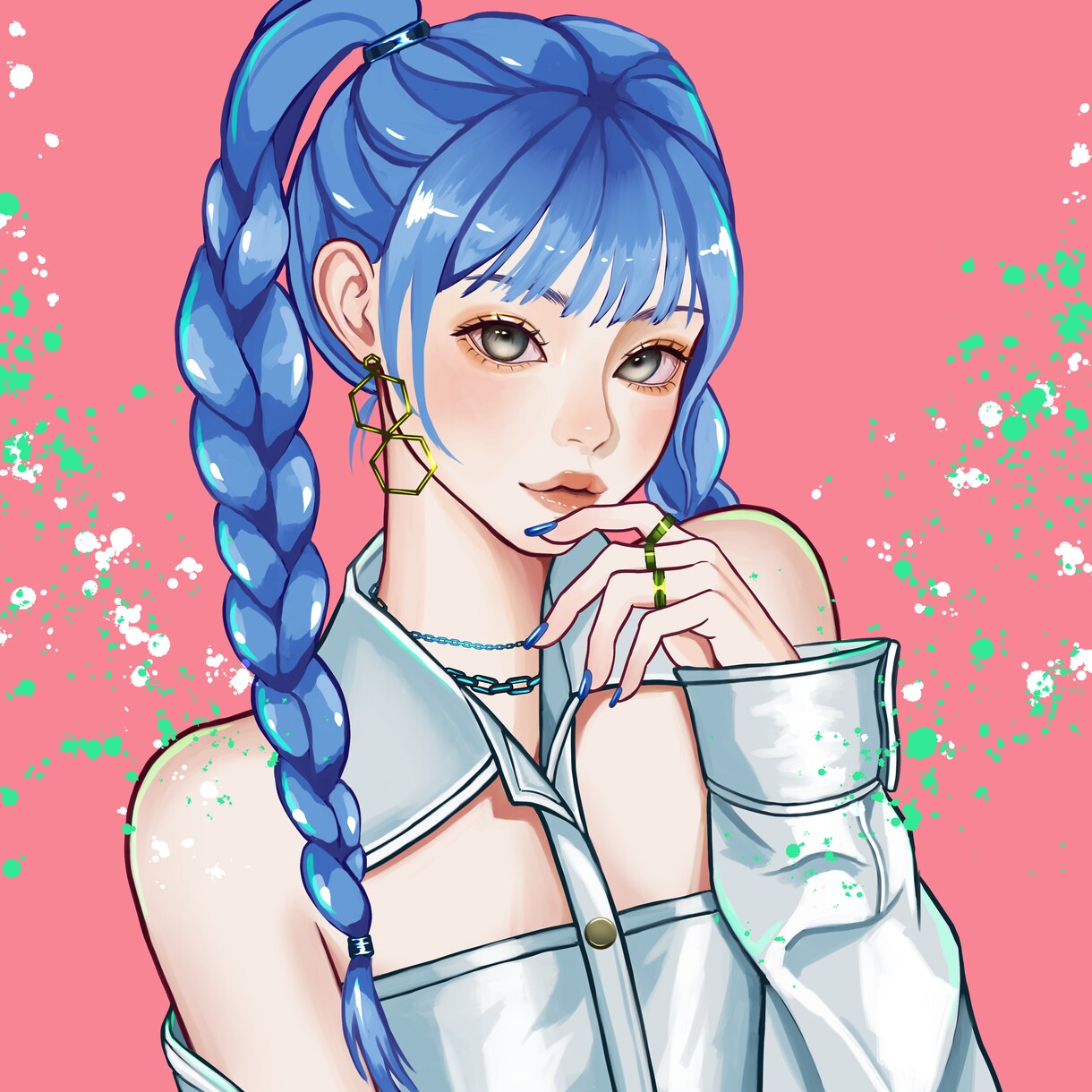 商用利用OK！！美人で素敵なイラストお描き致します 色っぽくて可愛い素敵なイラストをお描き致します イメージ6