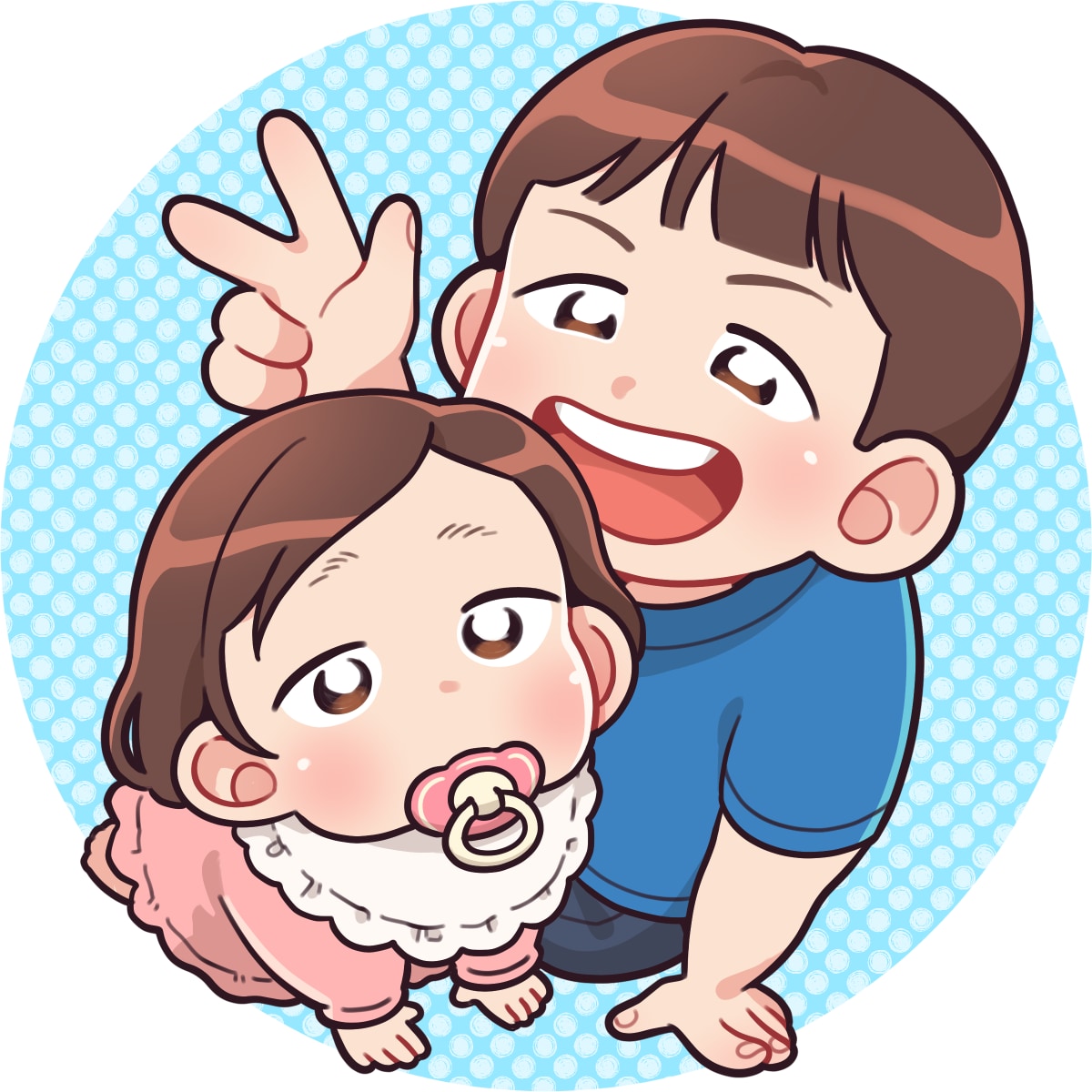 アイコンに最適!似顔絵・イラストお描きします ヘッダー用などでもお気軽にご相談ください イメージ2