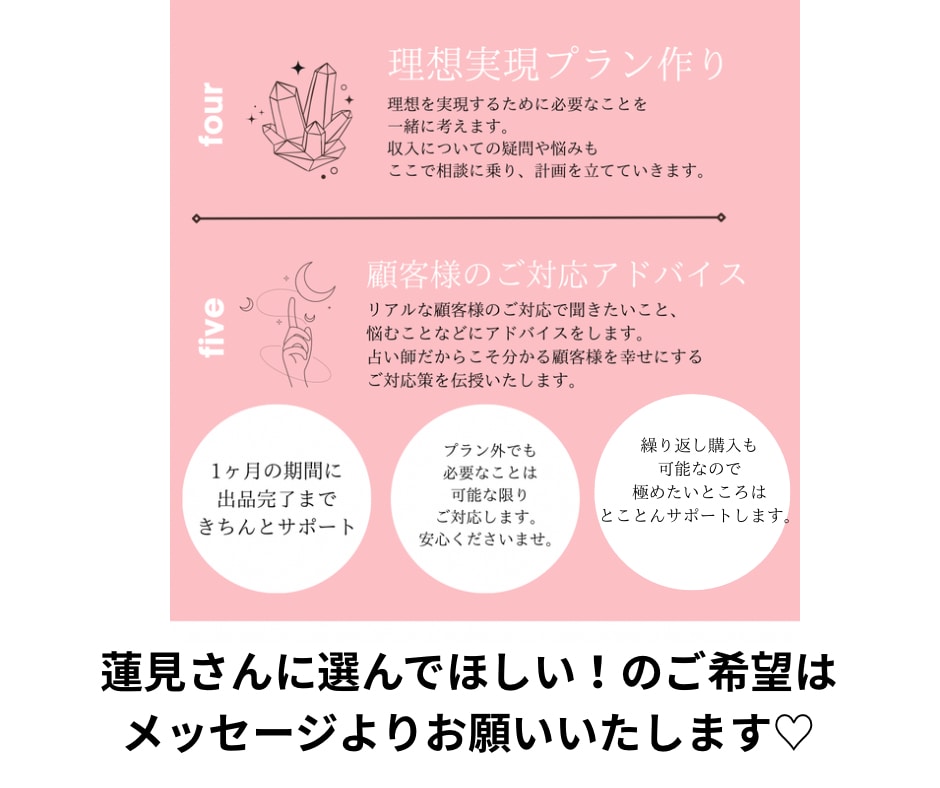 蓮見プロデュース♡特別にあなたをプロデュースします 【事前に蓮見との打ち合わせ必須メニューです】 イメージ5