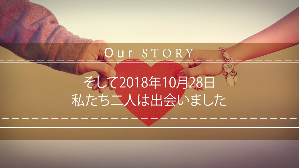 披露宴で上映のプロフィールムービーを制作いたします 簡単！安い！早い！のにグッドクオリティ！ イメージ7