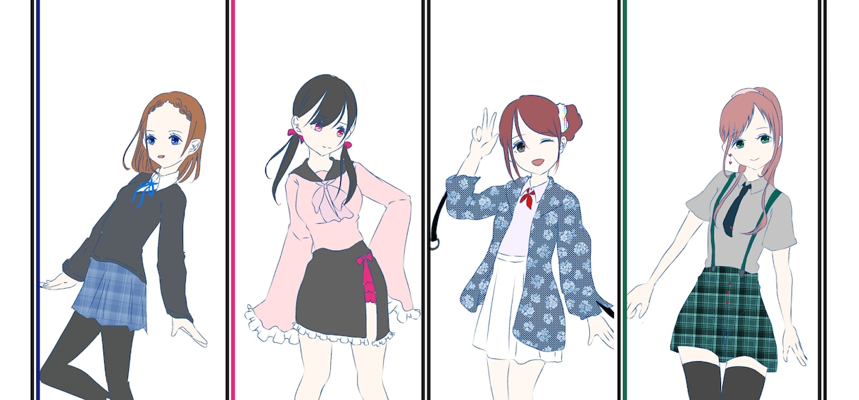 衣装デザイン画描きます オリジナルの衣装のデザインを考えます！ イメージ3
