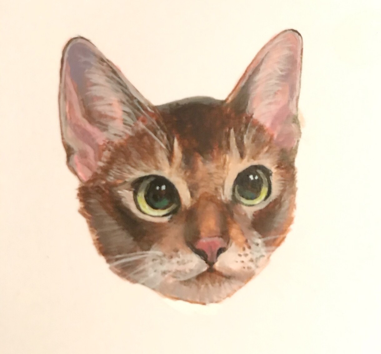 アクリル絵の具でうちの子(動物似顔絵)お描きします うちの子命！！の絵描きがお写真そっくりに心を込めて描きます！ イメージ4