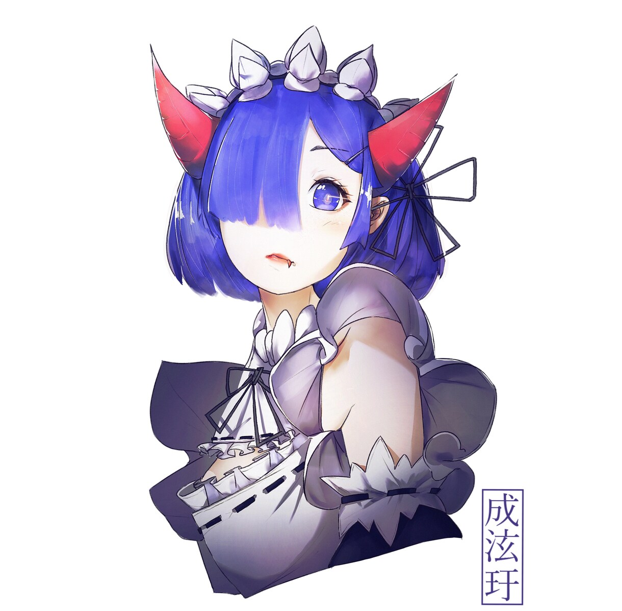 イラストを描きます 角があるキャラクターとか女の子が得意です。 イメージ2