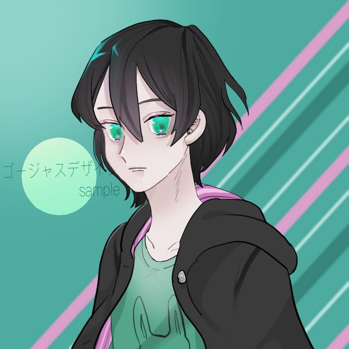 理想に沿った！アイコン描けます 理想の雰囲気とモチーフだけでも作成！リテイク無限で理想に近く イメージ1