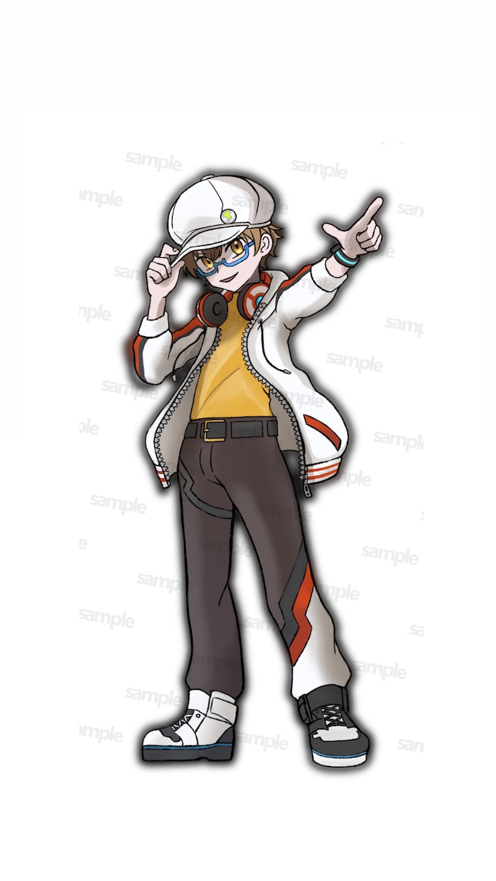 ポケモントレーナー風イラスト描きます 商用利用OK★似顔絵やアイコン、サムネイルなどに！ イメージ2