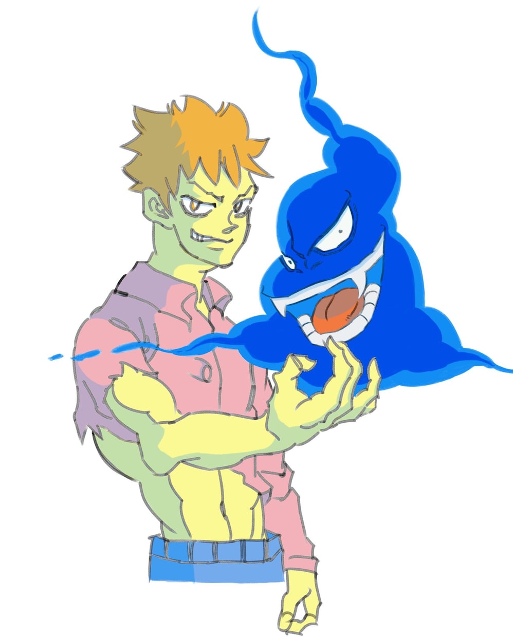 あなたの理想のキャラを少年漫画風に描きます あなたのその妄想、形にします。 イメージ2