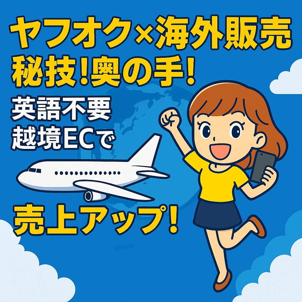 あなたのヤフオク商品を海外でも売る裏技伝授します 無料☆英語不要☆ヤフオク出品中の商品を海外販売で売上UP! イメージ3