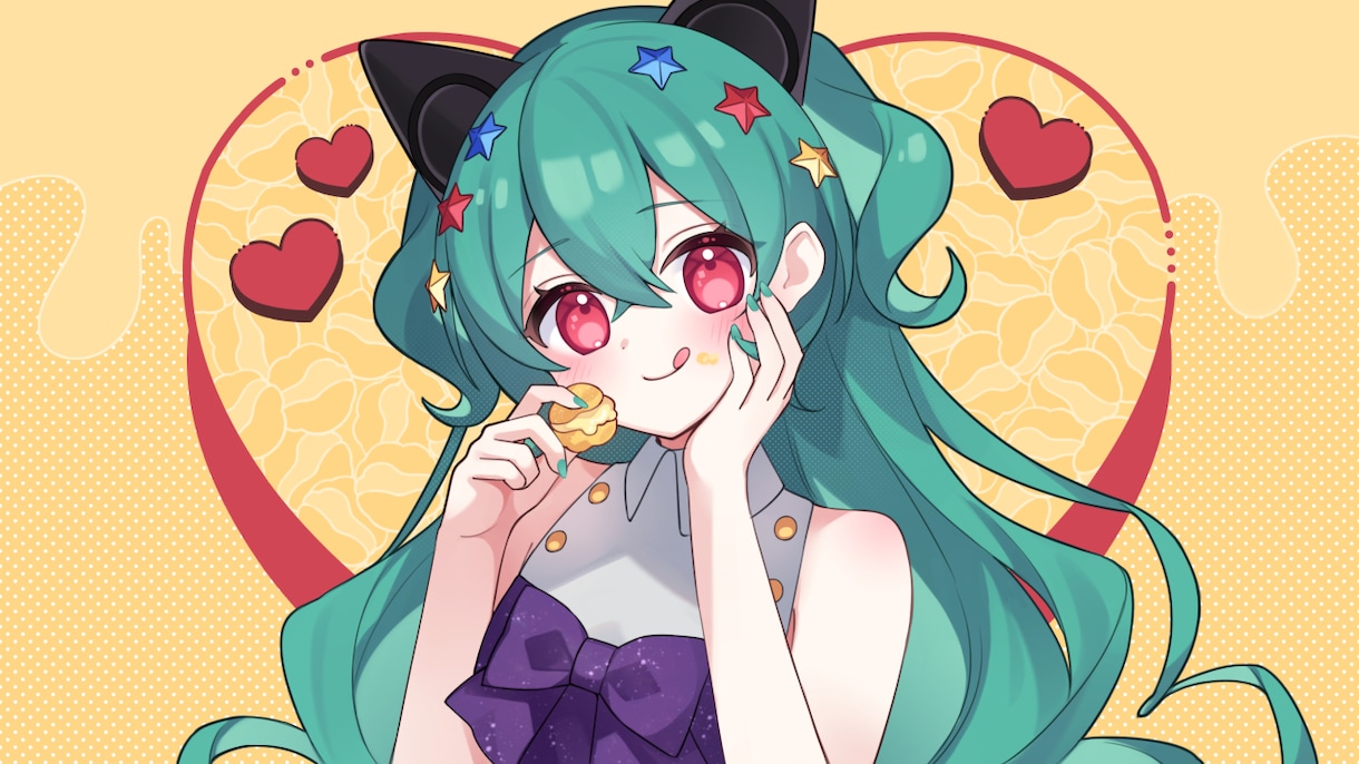 動画サムネイル用イラストを描きます 歌ってみた・オリジナル曲等のイラストが欲しい方に！ イメージ1
