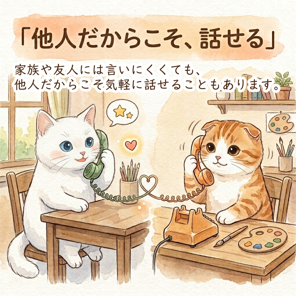 お試し！1-30分の短時間でお悩み聞きます 心のモヤモヤ言語化、手伝います。自分のタイミングで切ってOK イメージ3