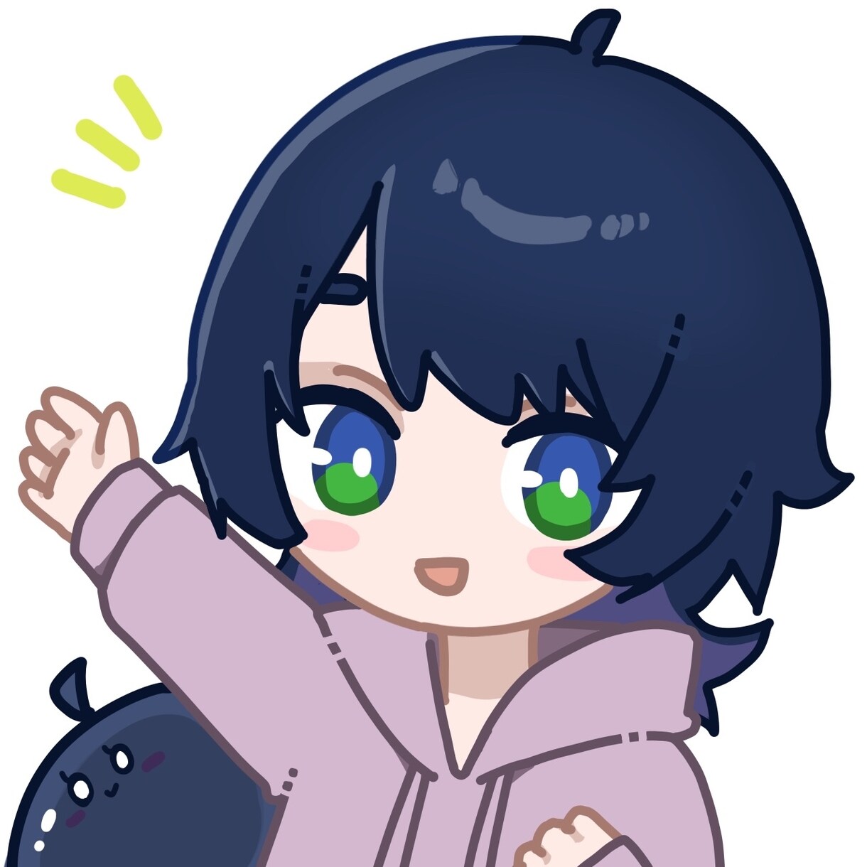 シンプルで可愛いミニキャラを描きます アイコンとしても使える可愛いイラストを描きます！ イメージ1