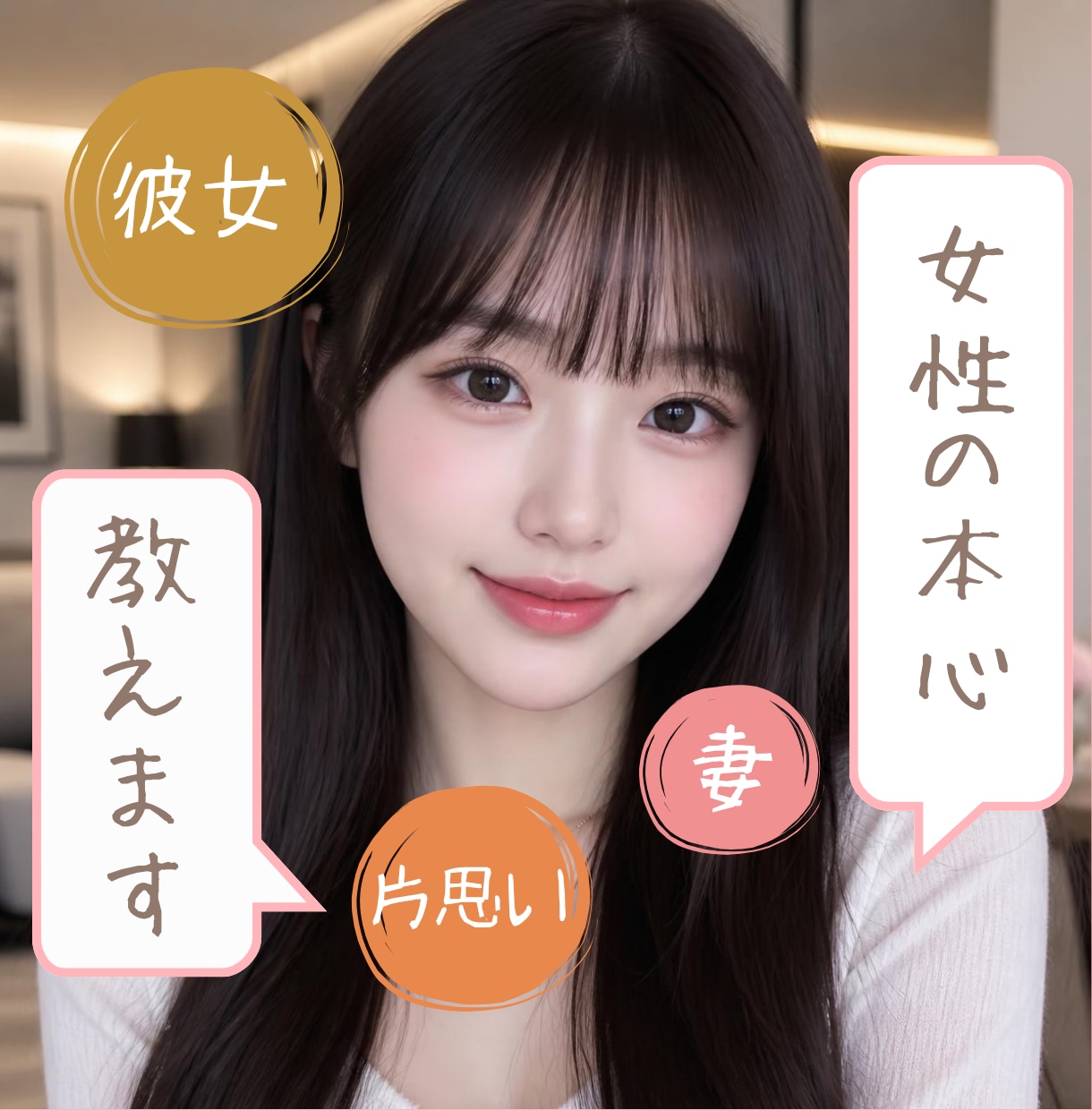 女性の本心、男性にしてほしいことを教えます 彼女や妻と上手くいかないなどの相談は女性に聞くのが1番 イメージ1
