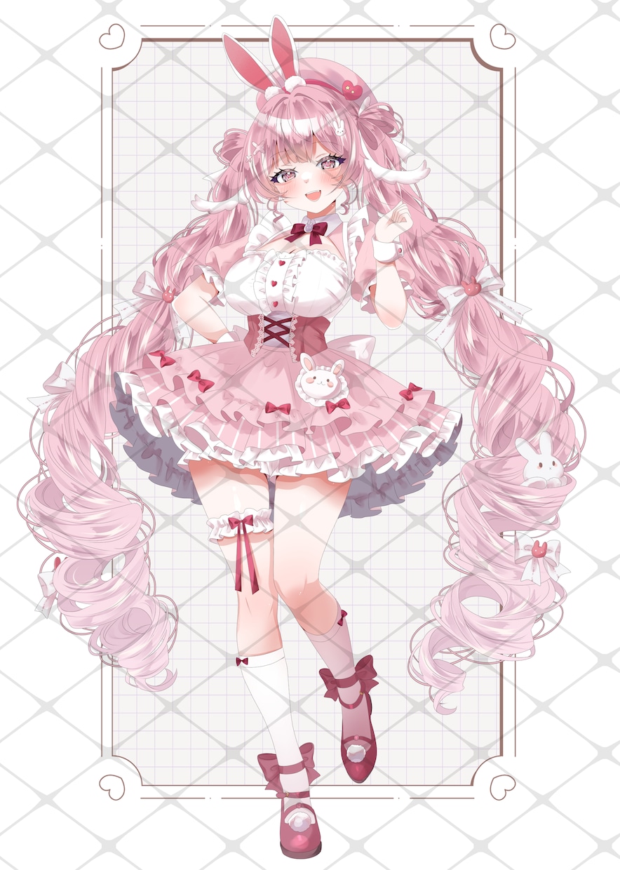 納期短め！配信等で使う立ち絵を作成いたします 多様なデザイン性のある立ち絵をお描きいたします イメージ4