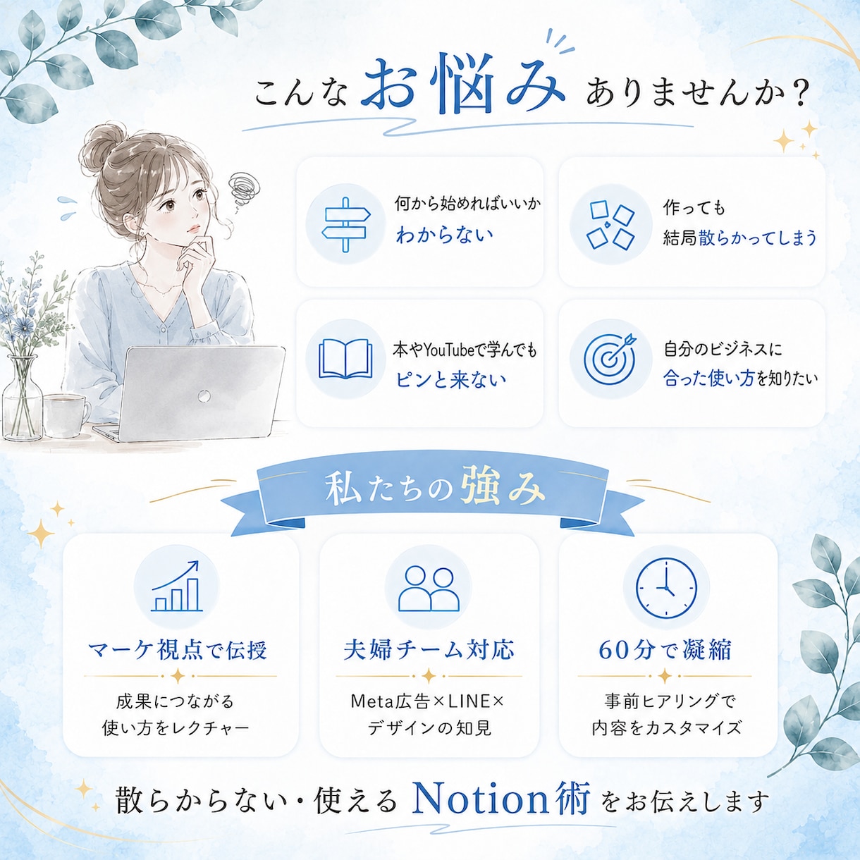 散らからないNotion術を60分で伝授ます 年商5億企業を支えたNotion術を60分で伝授 イメージ2