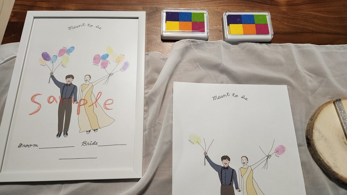 世界にひとつの結婚証明書作成いたします ゲスト参加型のウェディングバルーン イメージ2