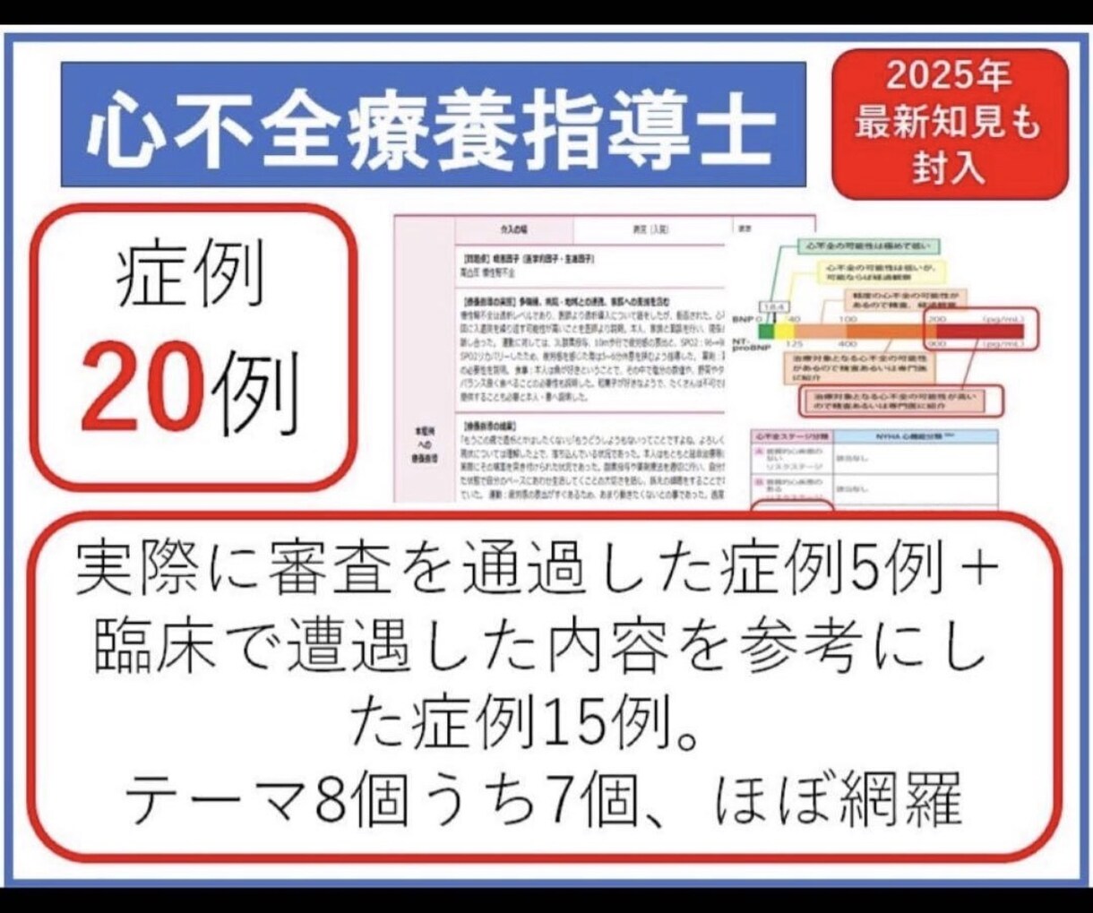 心不全療養指導士の奨励報告を一緒に考えます 心不全療養指導士資格取得者が全面サポート イメージ1