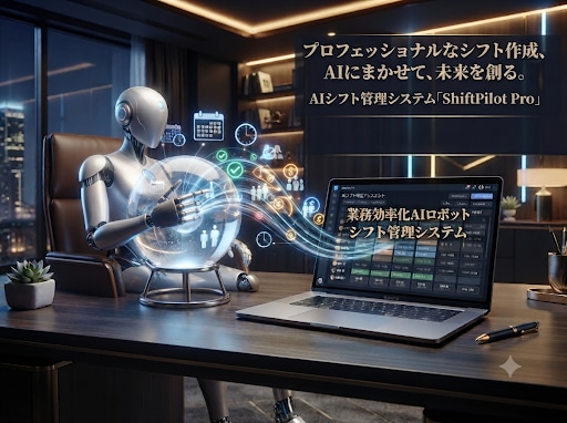 AI労務でシフト・勤務表作成を自動化します 毎月１０時間以上の手入力から解放！数秒で終わらせます。 イメージ1
