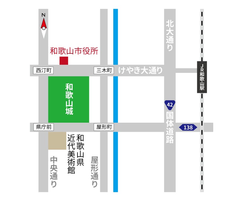【地図（略図）データ作成】　カラー指定可能！（ＦＡＸ使用可能）　タイプＡ イメージ1