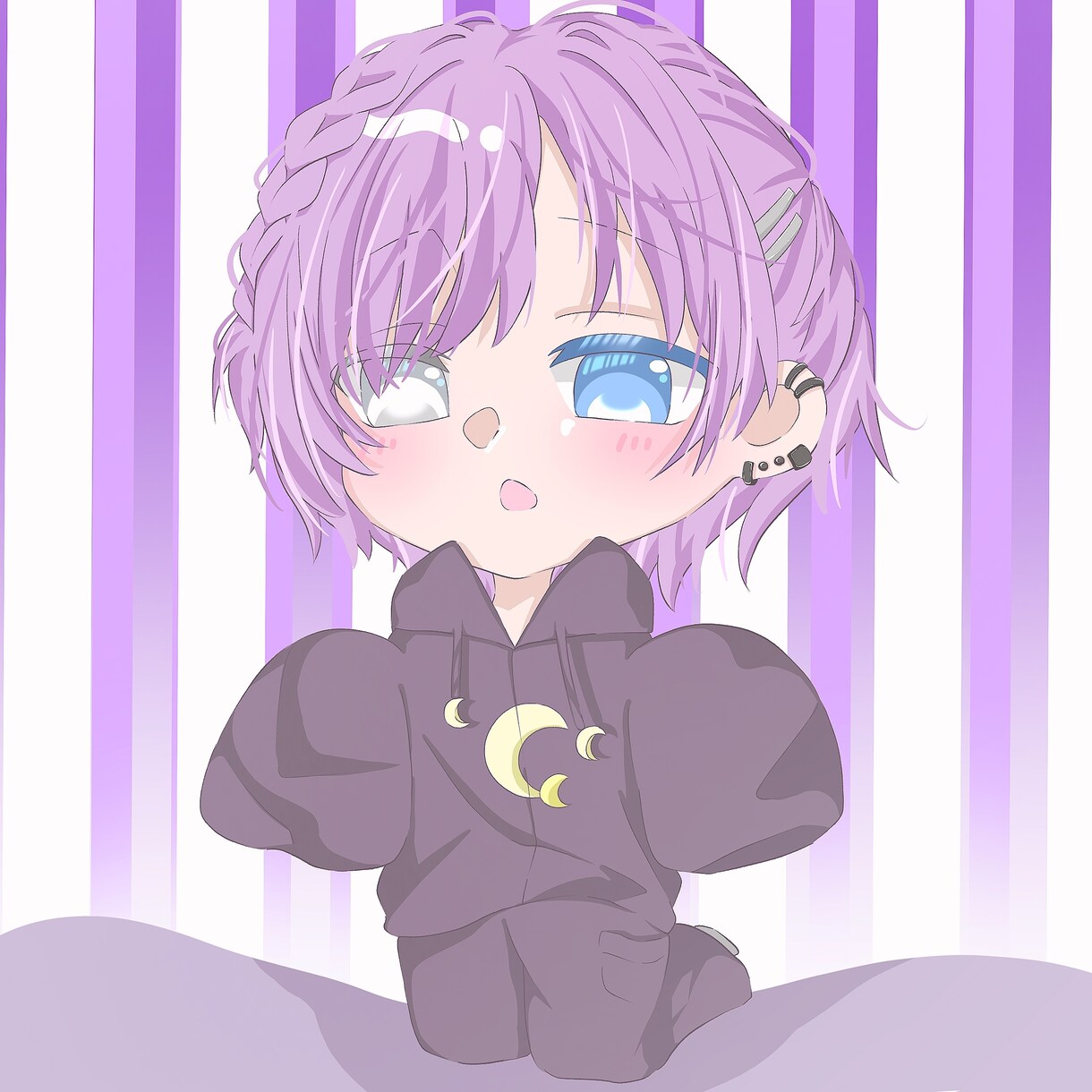 安い！そして早い！ミニキャラを描かせて頂きます 可愛い、キラキラ、色素薄いなど、色々なミニキャラ可能です！ イメージ5