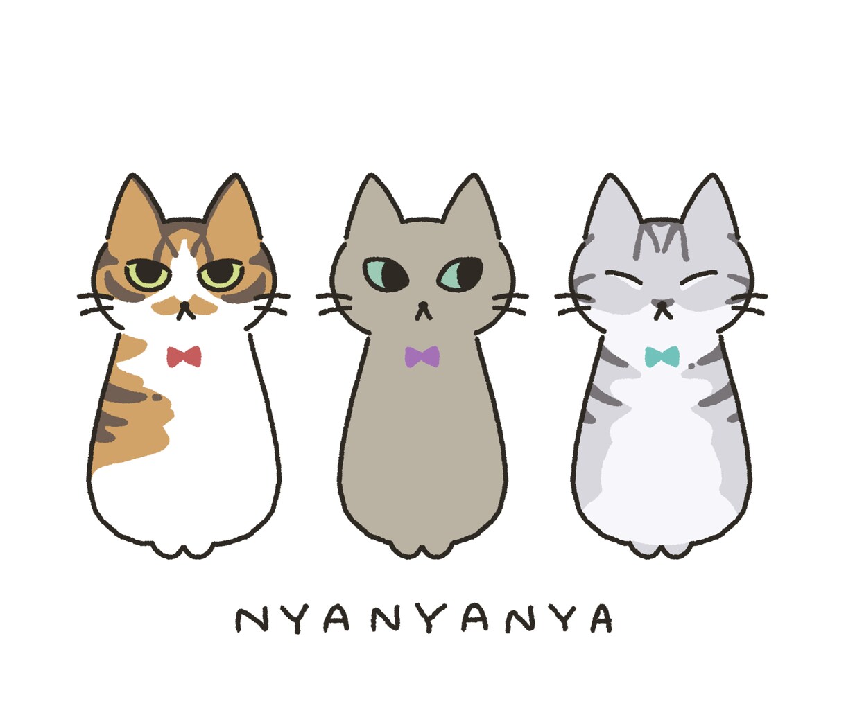 猫ちゃんの似顔絵イラストお描きします アイコンや自分用のグッズなどにどうぞ！ イメージ5