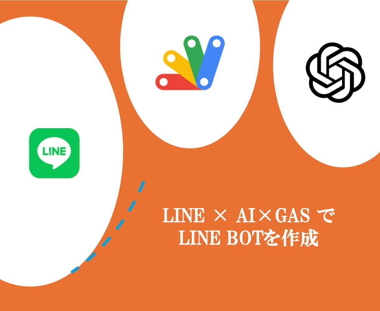 AIを導入したLINE botを作成します 人工知能を導入したあなた専用のLINEアプリ イメージ1