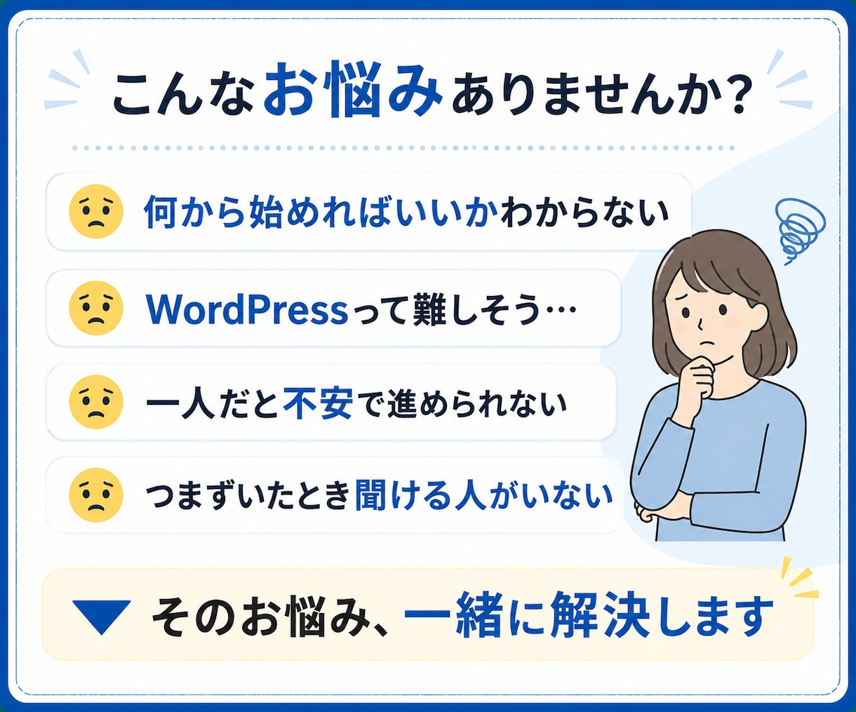 画面共有でWordPressブログ開設を支援します 画面を見ながら60分｜初心者の設定・操作を個別サポート イメージ2