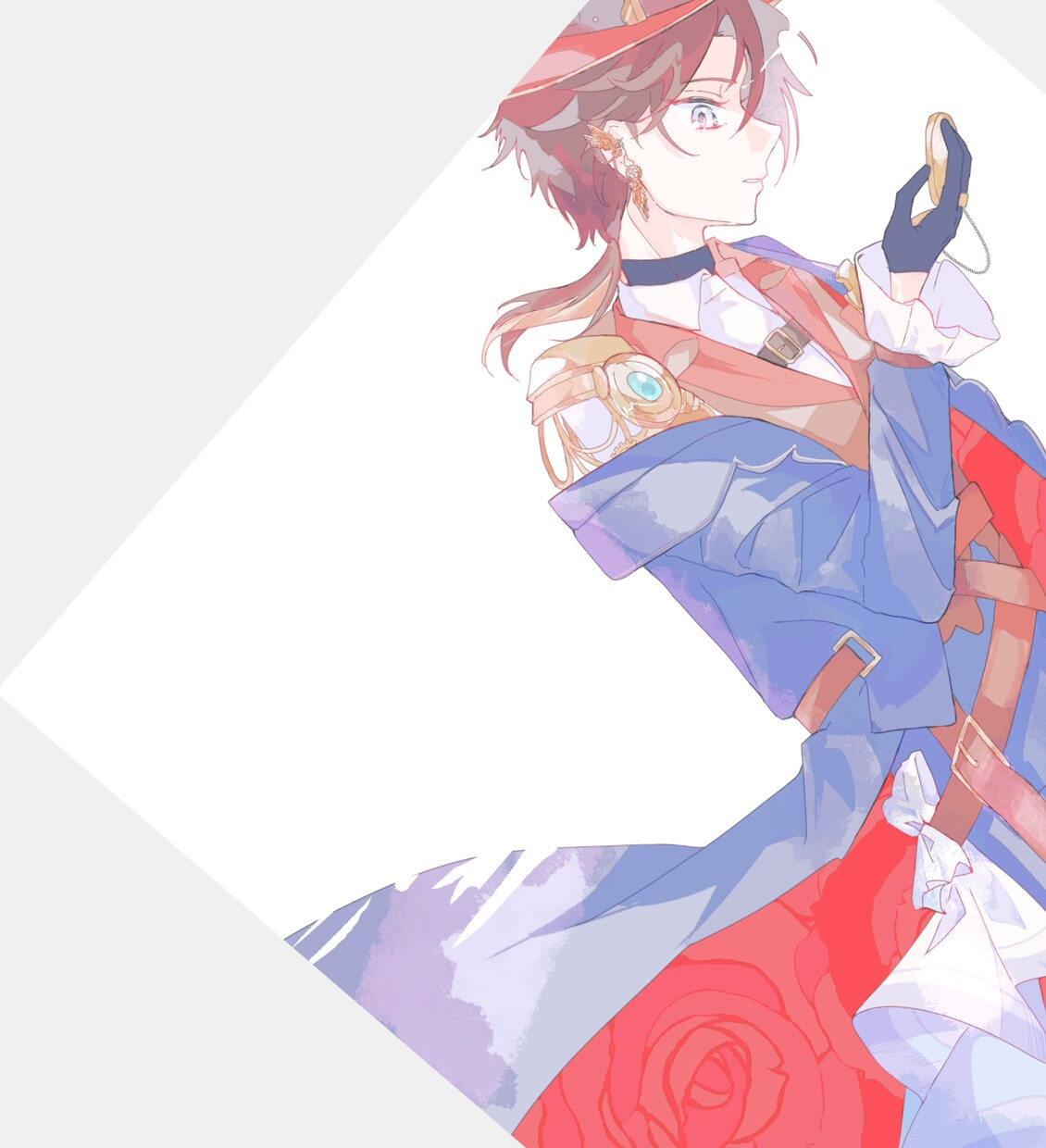 一枚絵作成いたします 綺麗系の透明感のある絵柄でイラストを描きます！ イメージ4