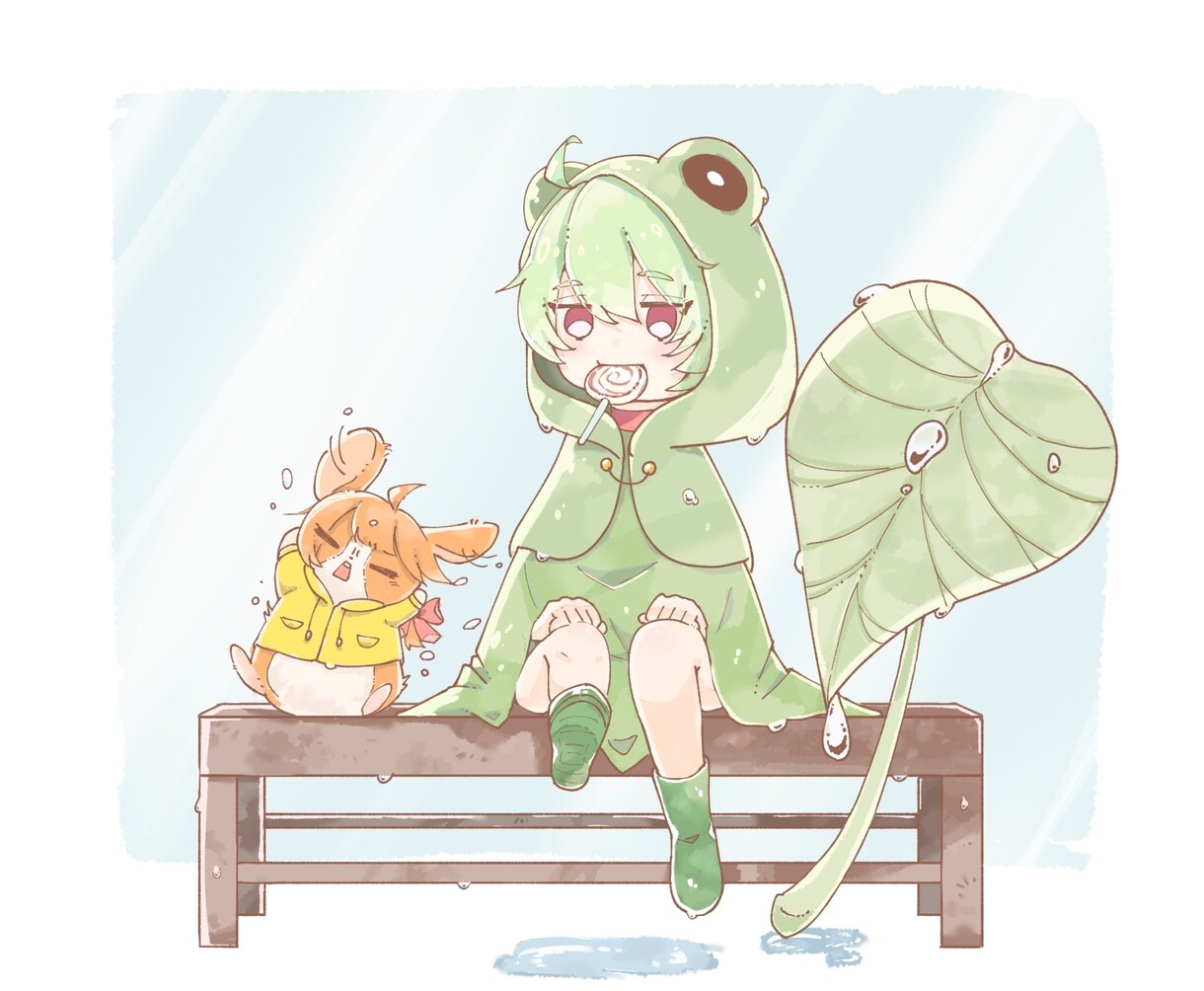かわいい女の子のイラストを制作します アイコンから1枚絵まで！優しい雰囲気の絵が得意です！ イメージ9