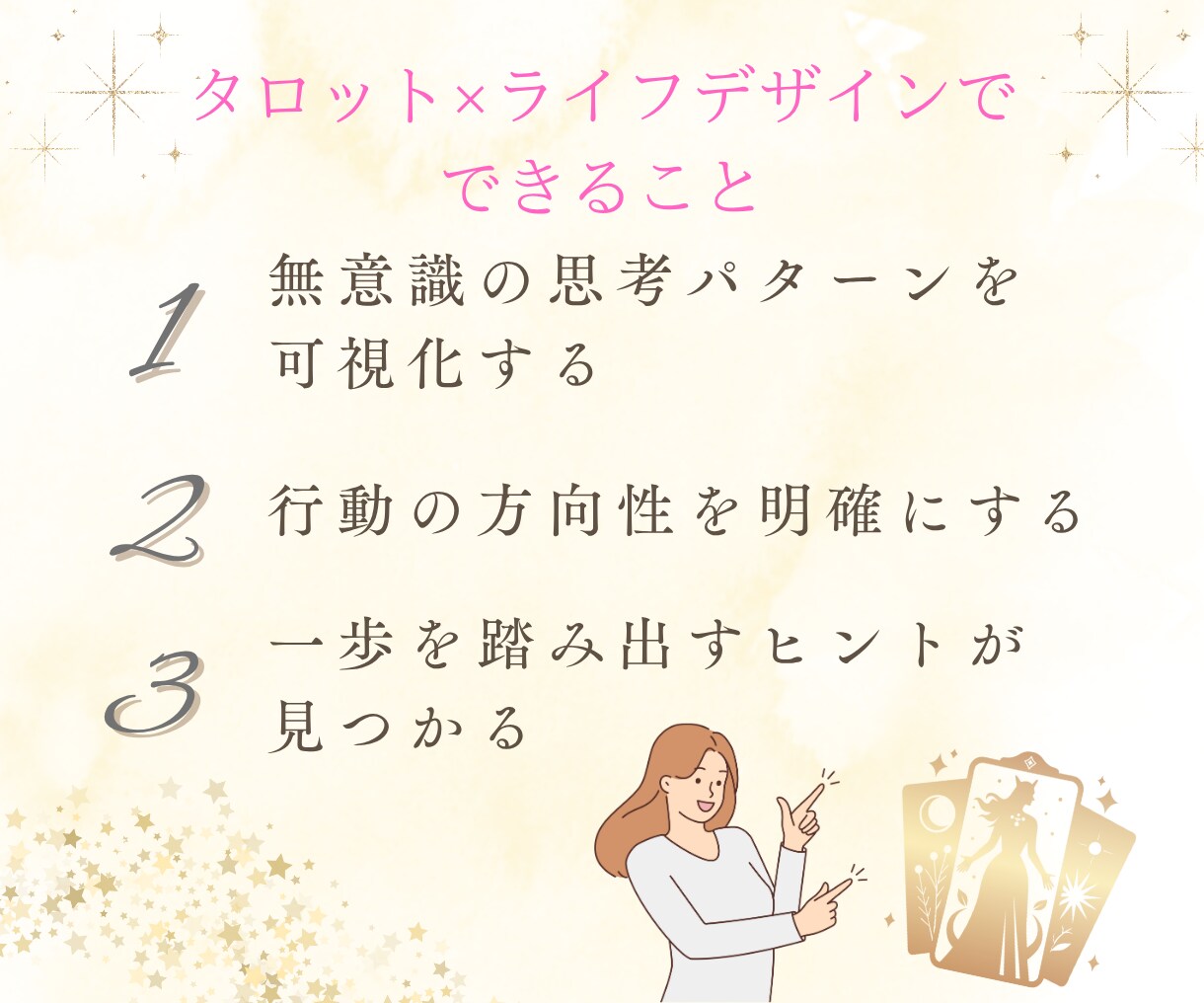 起業への一歩を明確に導きます 迷いを整理し、行動を後押しするタロット鑑定書をお届けします イメージ3