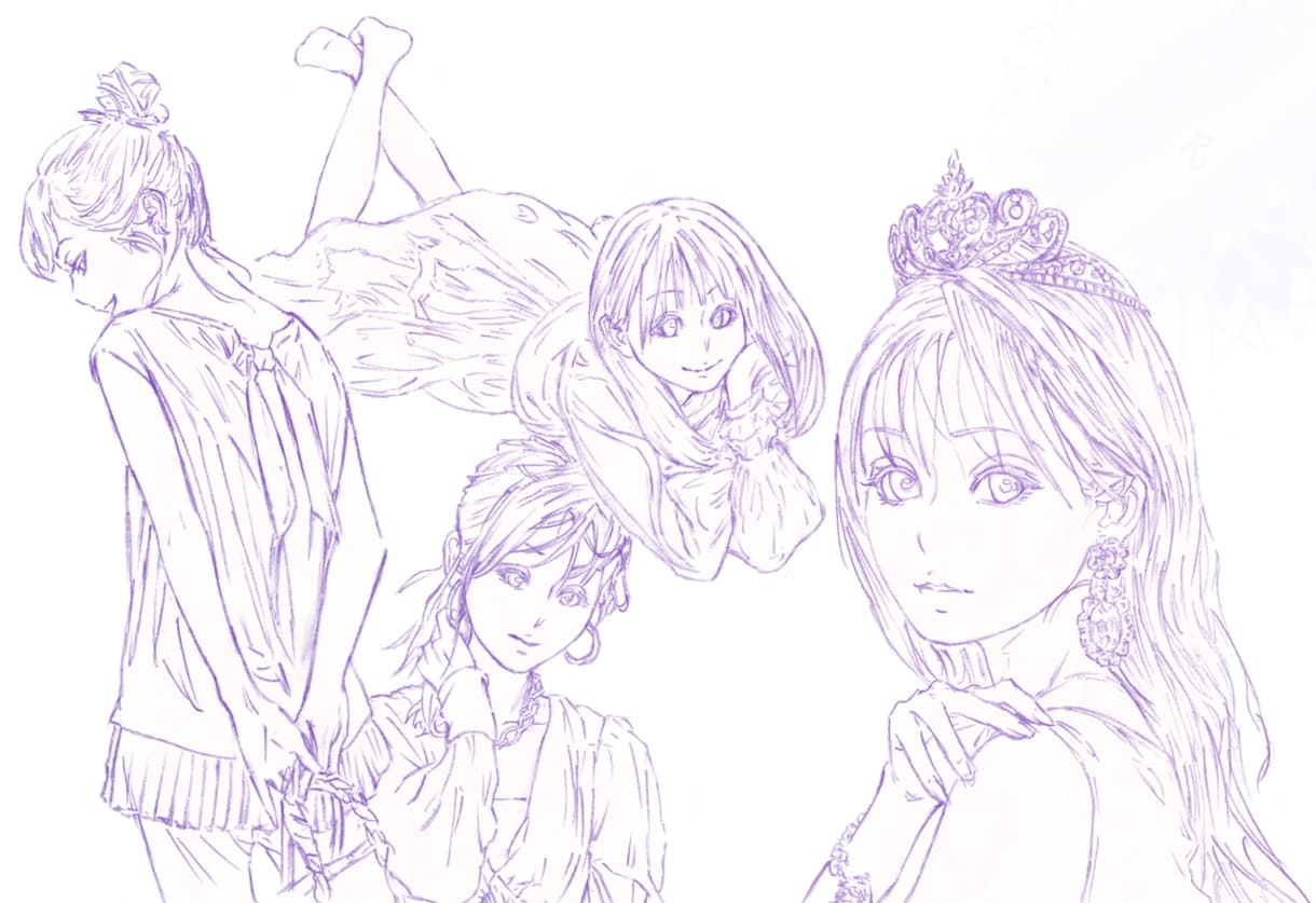 アイコンにも使える線画の似顔絵を心を込めて描きます 気軽に手を出せる価格♪淡い着色も対応♪デフォルメ絵 イメージ6