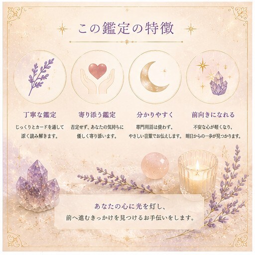 不安で前に進めない時のタロット鑑定します どうしていいのか分からない時のアドバイスをお届け致します。 イメージ3