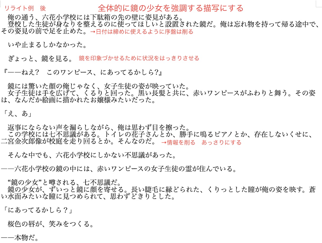 創作のお手伝いをさせていただきます 文章が書けない、文章は書けたけどしっくりこない方、手伝います イメージ4