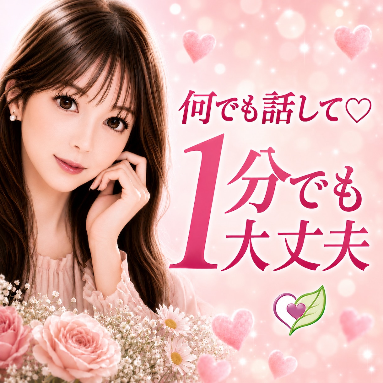 今すぐ話したい方へ１分でもお話をお聴きします 話がまとまらなくても大丈夫。否定せずそのまま受け止めます。 イメージ1