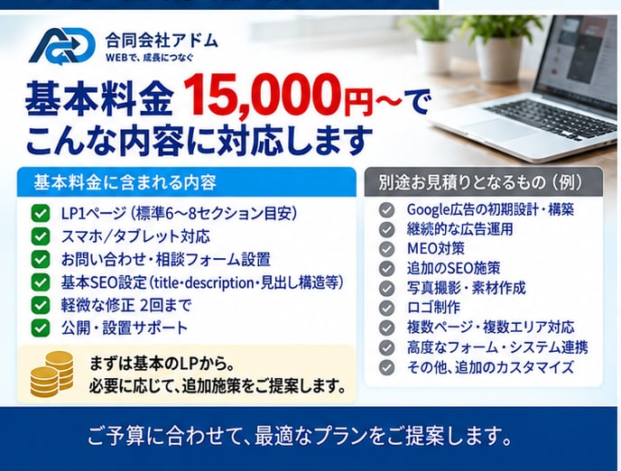 遺品整理・不用品回収の集客LPを制作します 安心して見積り相談できる導線を設計 イメージ4