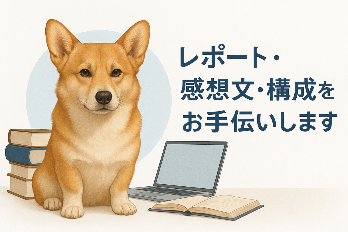 レポート・感想文・構成案をサポートします レポート・感想文・構成案をサポート！AI×人力で早期仕上げ！ イメージ1