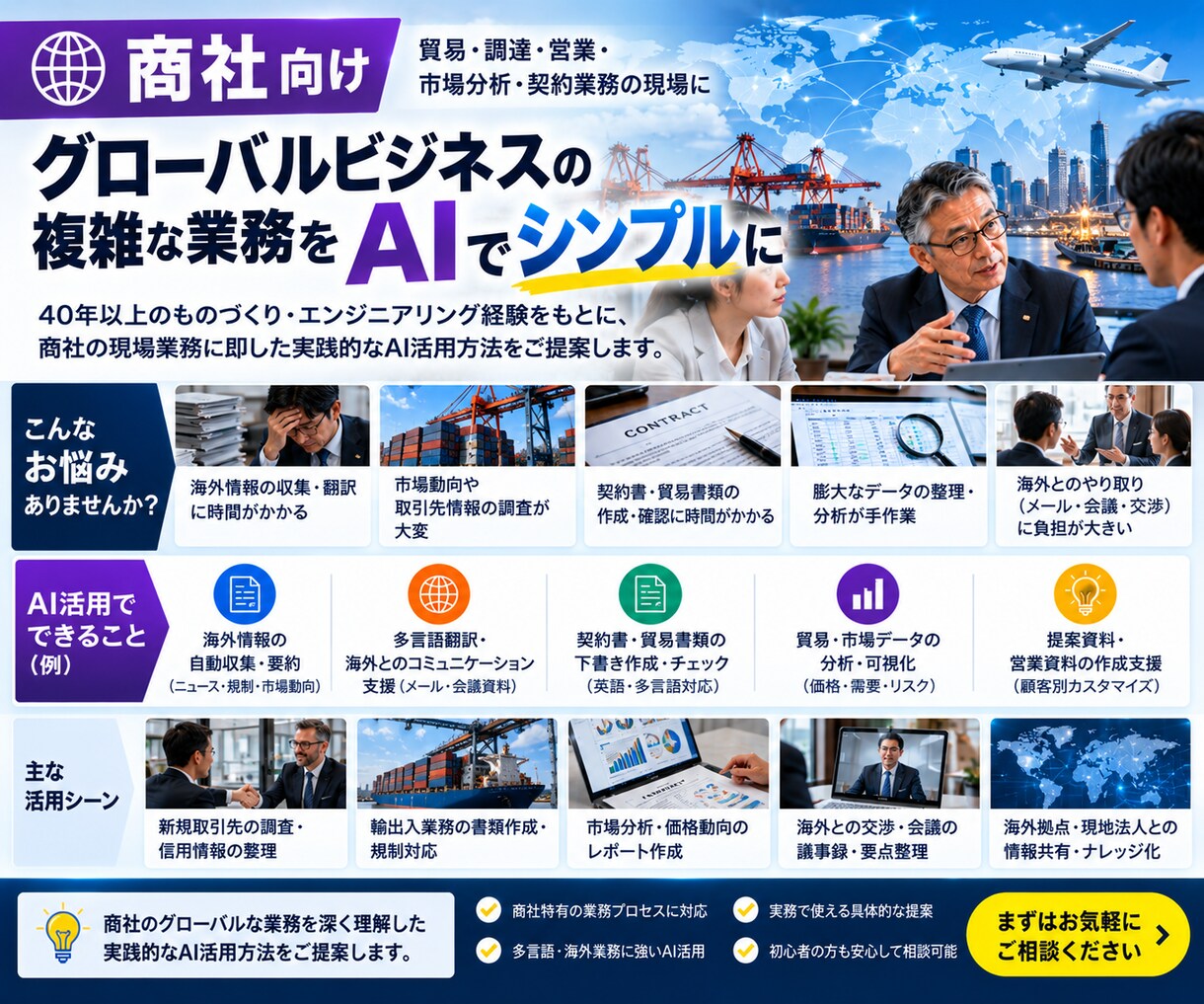 製造業AI活用を実務目線で提案ます 40年以上の経験から、業務に合うAI活用法を一緒に考えます イメージ6