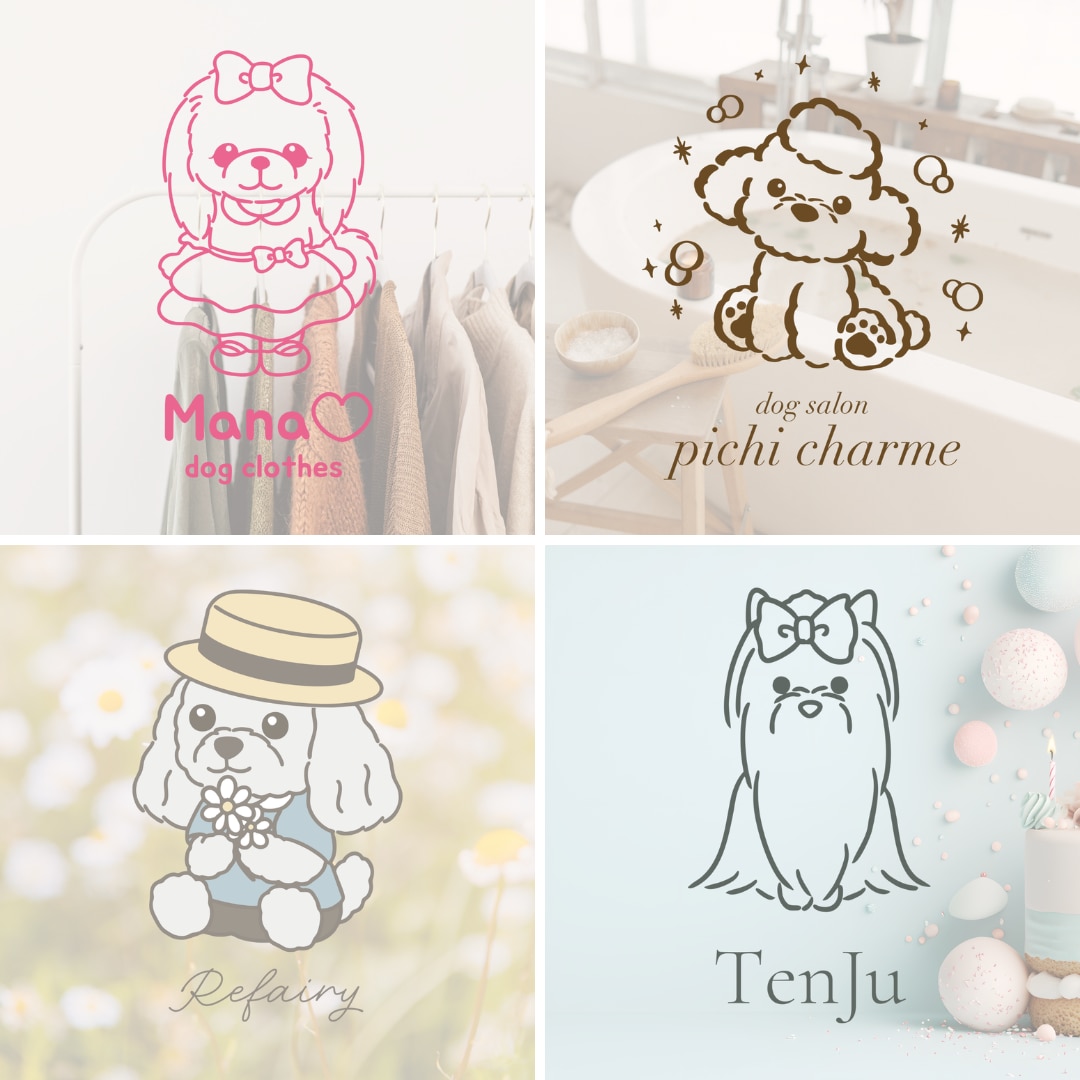 動物好きが惹かれる可愛い手描きロゴ作成します 想いをくみ取り、温かみある可愛い手描きロゴにします！ イメージ5