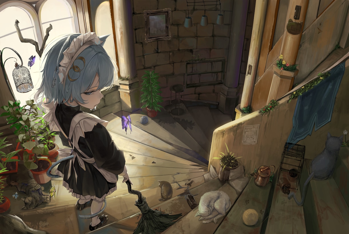Vtuber、立ち絵、イラストなどを絵描きます パーツ分けから一枚絵まで幅広くご対応します イメージ1
