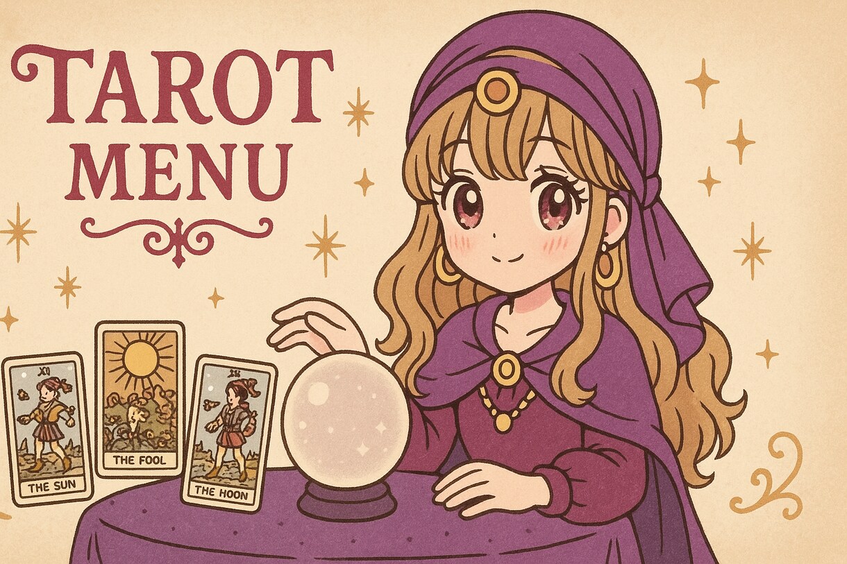 タロットや天星術で占います タロットでは今の心境を占い天星術では本質を占います イメージ3